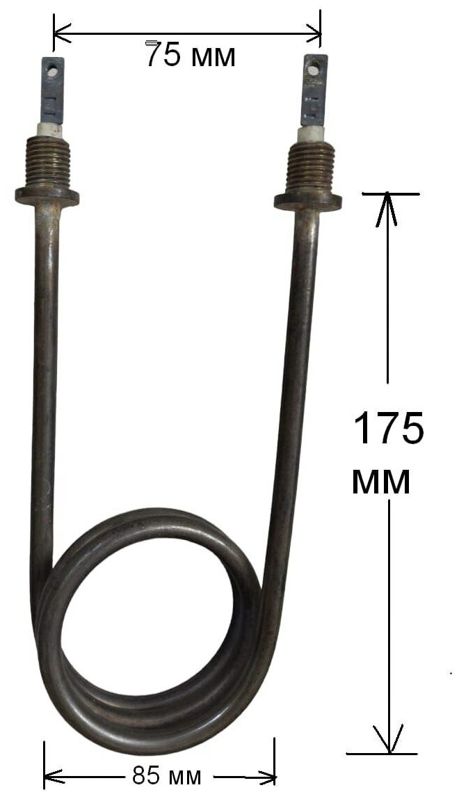 ТЭН для парогенератора ,нерж.-2кВт