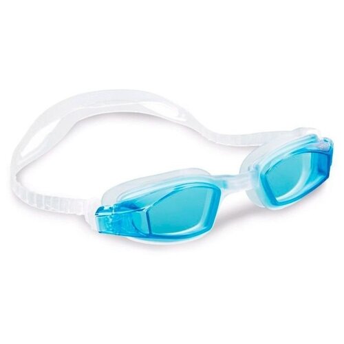 фото Очки для плавания free style sport goggles голубые, от 8 лет bestway
