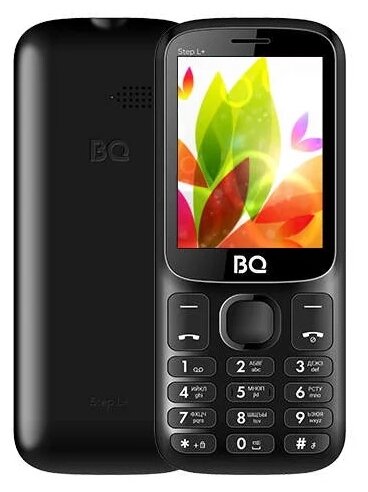 Мобильные телефоны стандарт GSM (BQ 2440 Step L+ Black)