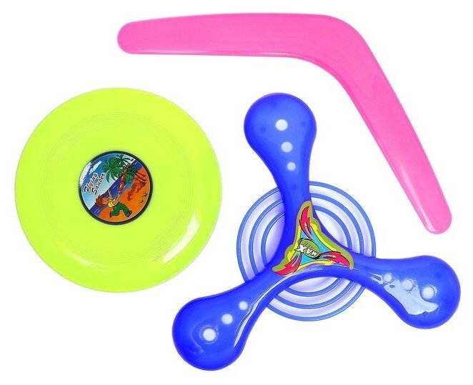 Бумеранг, набор 3 штуки, цвета микс