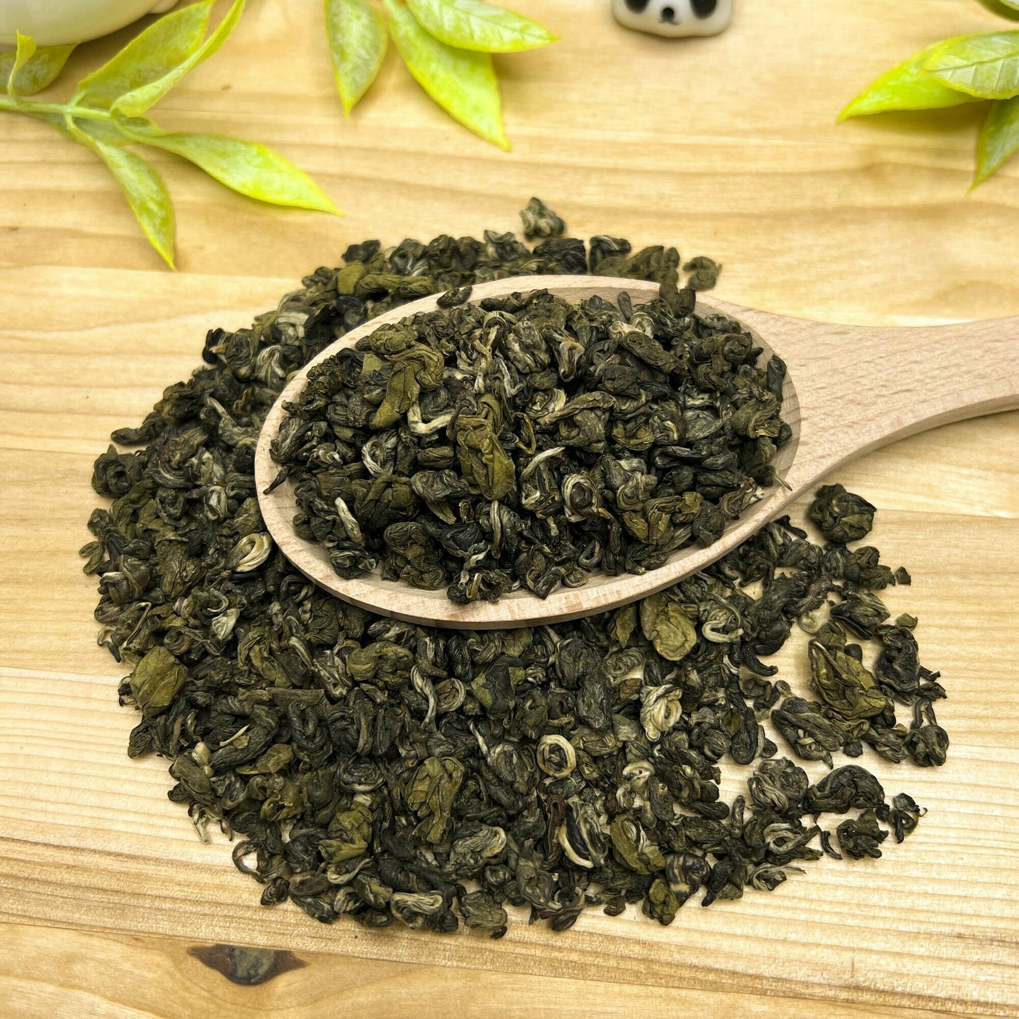 Китайский зеленый чай без добавок Чжэнь Ло (Зеленая спираль) кат. B Полезный чай / HEALTHY TEA, 100 г