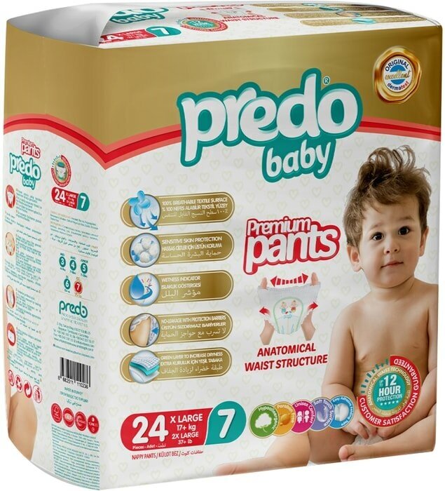 Подгузники-трусики Predo Baby №7 17+кг 24шт