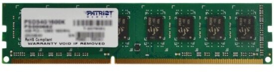Оперативная память Patriot Memory DDR3 4Gb 1600MHz pc-12800 (PSD34G16002)