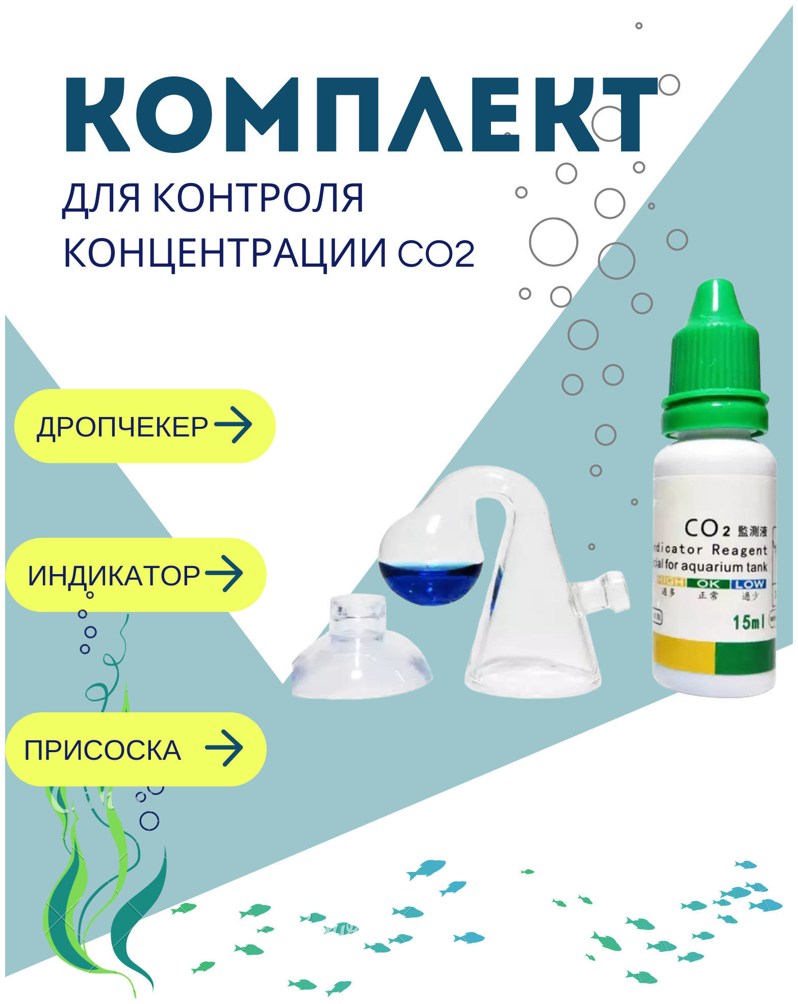 Комплект Дропчекер+Индикатор 15mL