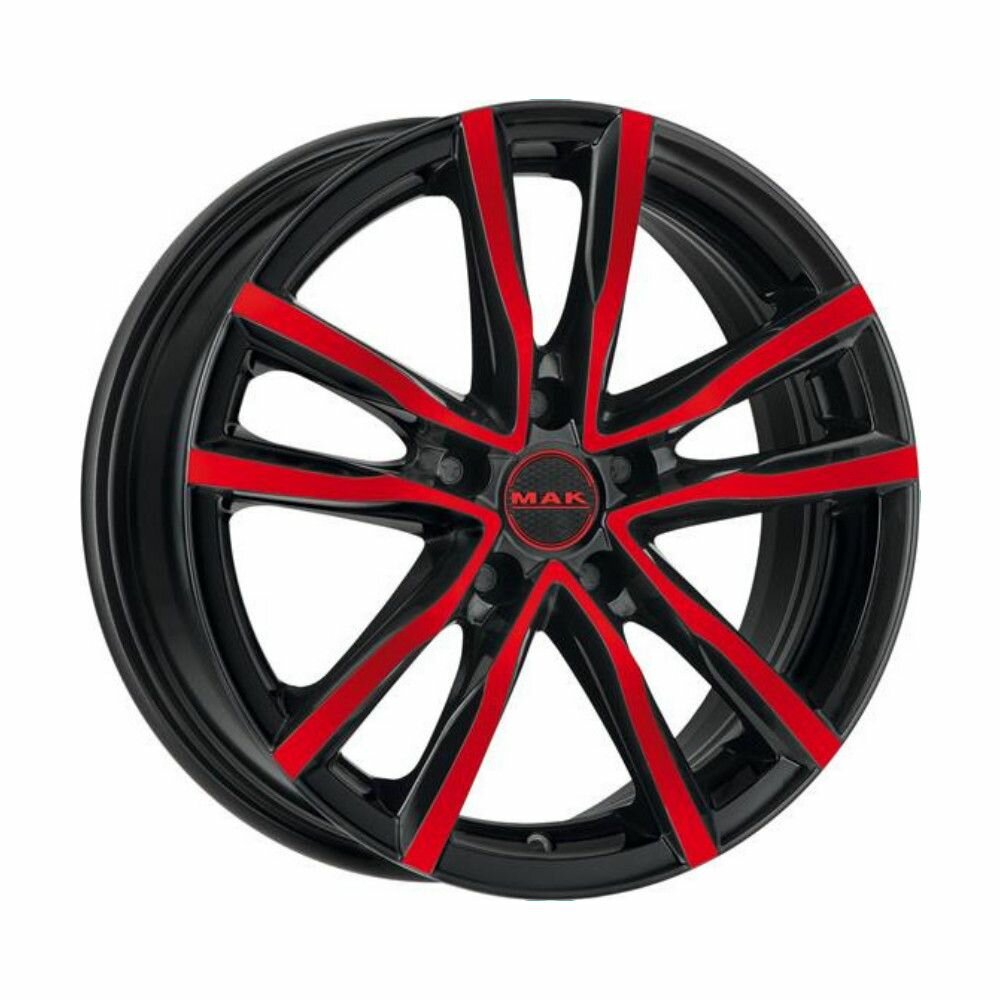 Mak milano 8,0x18 5/114,3 et40 d-76 black and red (f8080mibr40ff)