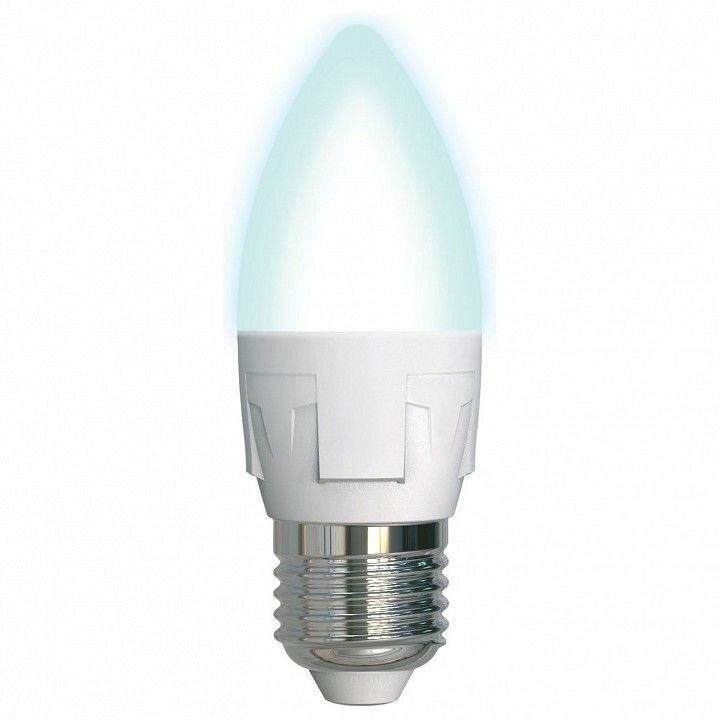 Лампа светодиодная Uniel UL-00002412, E27, C37, 7 Вт, 4000 К - фотография № 7