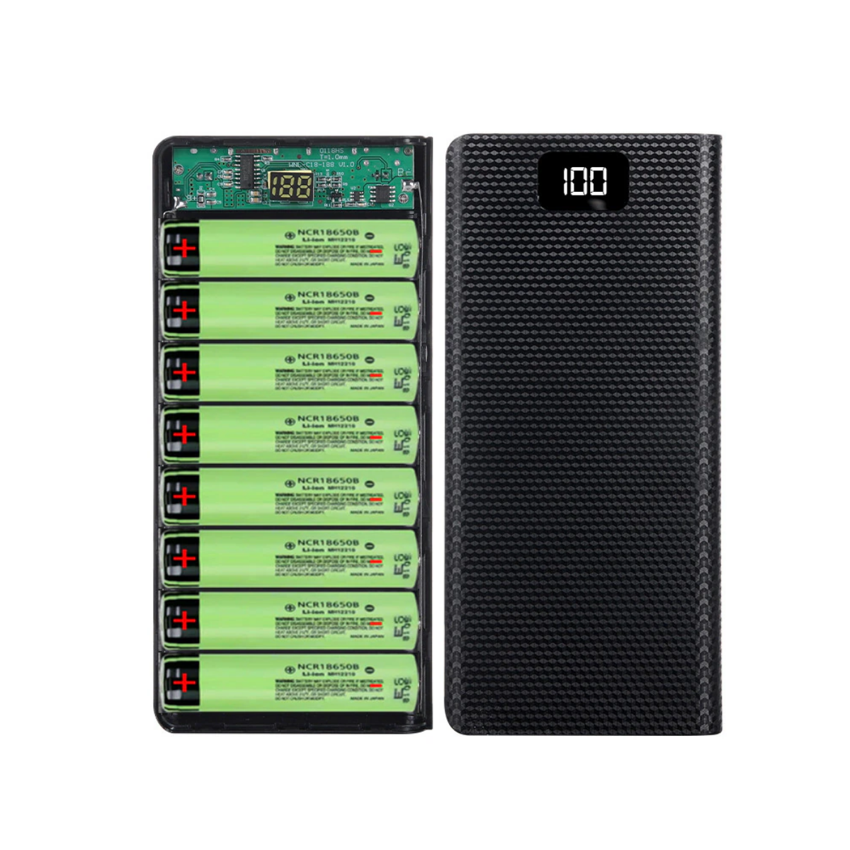 Корпус ABC для Power Bank с ЖК-дисплеем, 8 x 18650 (X-JM0163A) — фото 3