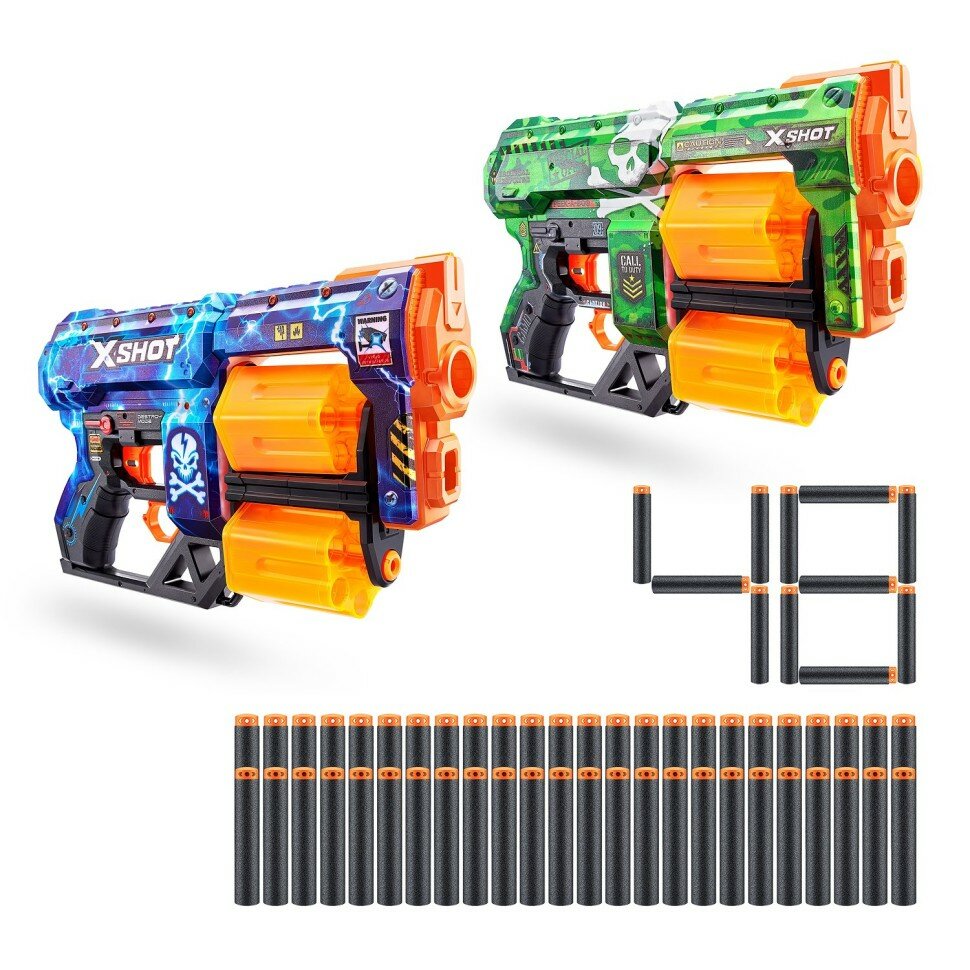 Набор игровой X-SHOT Скинс Бластер Дред 2шт 36523