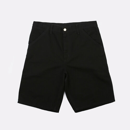 Шорты Carhartt WIP Single Knee Short, размер 32, черный