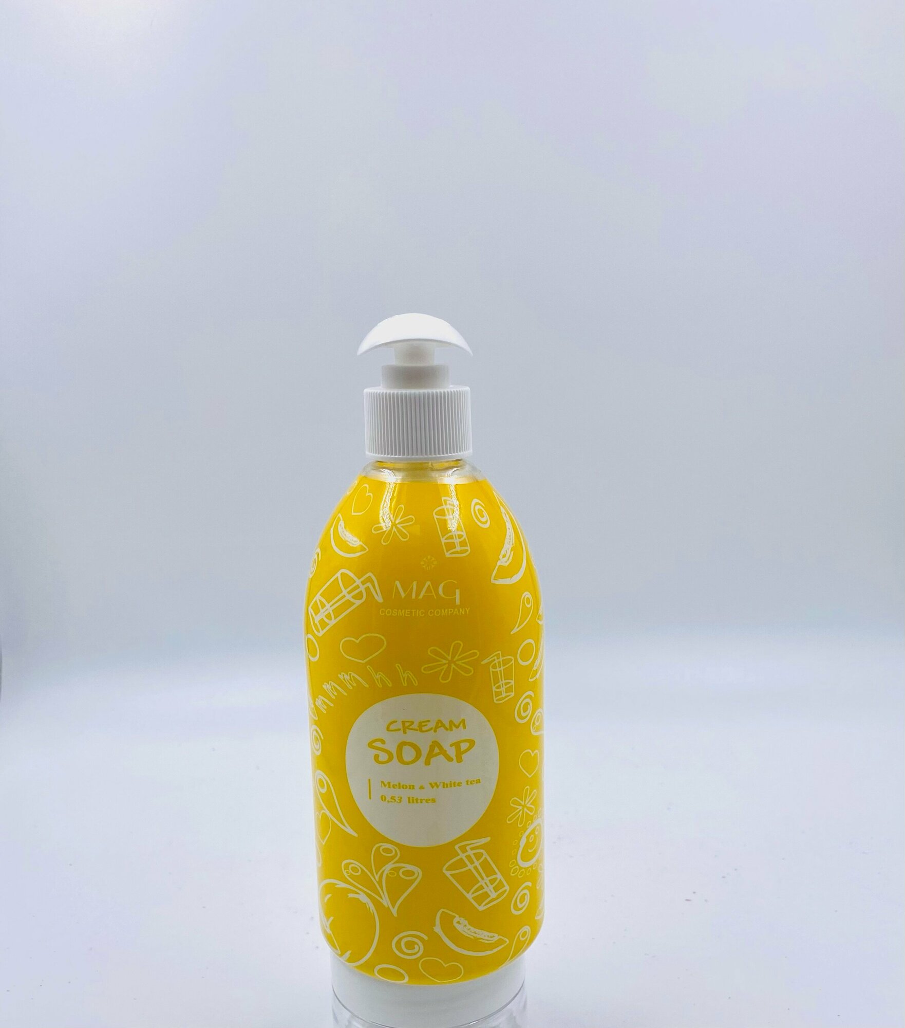 фото Magrav Крем-мыло Дыня, белый чай, 530 мл