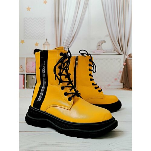 фото Ботинки макс жермон, размер 36, желтый