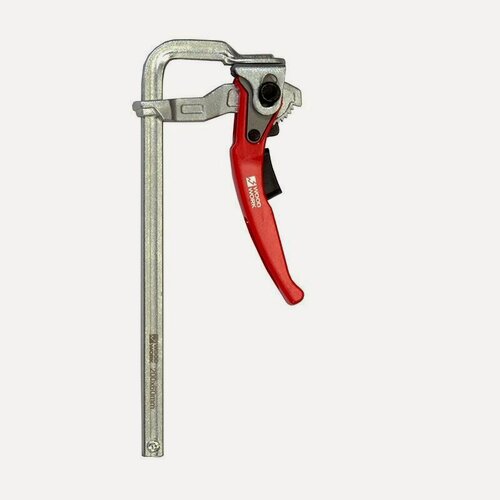 Изображение товара Струбцина кованая F-тип 200х60мм c рычажной рукояткой. Усилие прижима до 160 кг WOODWORK/вудворк RFC-2060