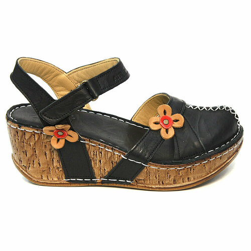 фото Босоножки airbox, размер 38, черный