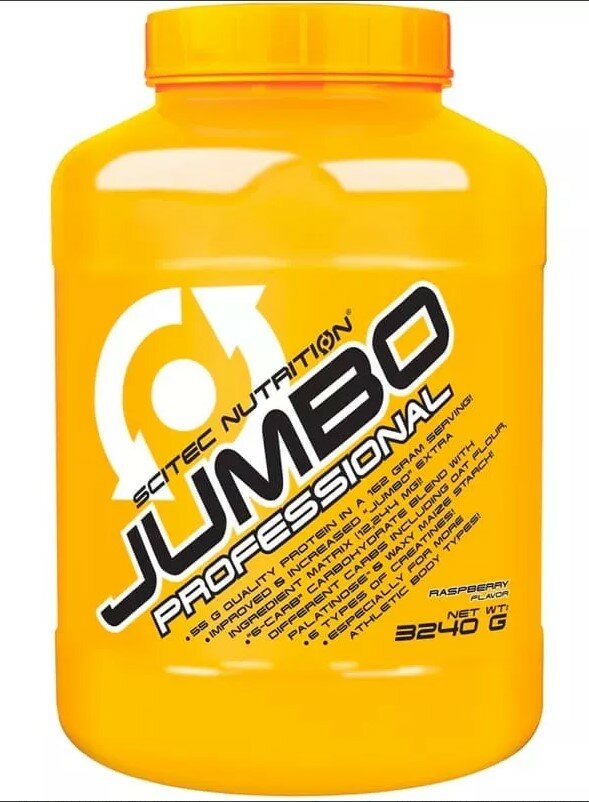 Scitec Nutrition Jumbo Professional 3240 г (Малина)