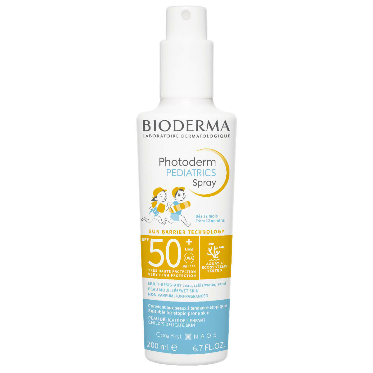 Bioderma Photoderm Солнцезащитный детский спрей Pediatrics SPF 50+ 200 мл, Bioderma