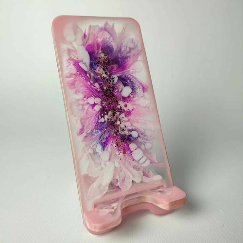 Подставка под телефон Архидея из эпоксидной смолы 1738₽