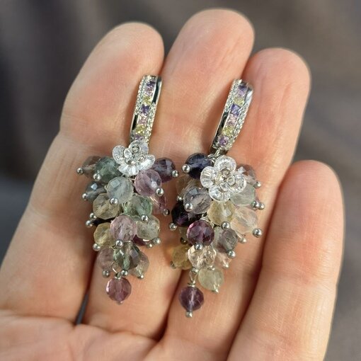 Серьги Камни Елены 