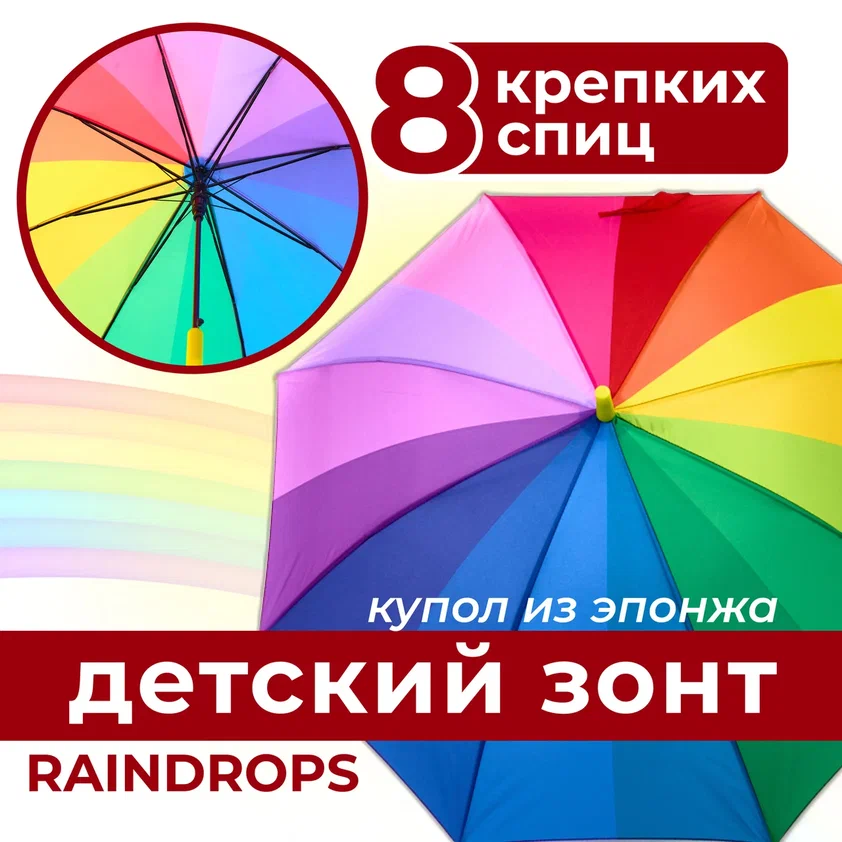 Зонт-трость RAINDROPS