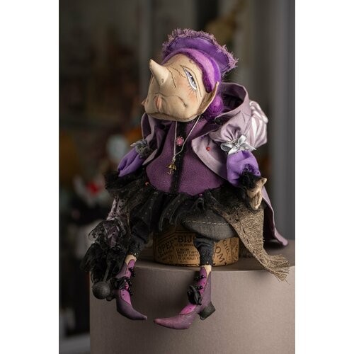 Авторская кукла Непогодушка ручной работы, текстильная, интерьерная авторская игрушка ручной работы куколка с мишкой текстильная интерьерная