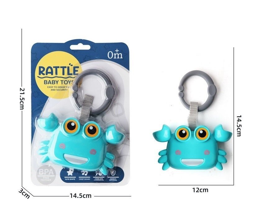 Baby Toys. Подвеска "Крабик" на блистере 14,5*3*21,5 см арт. Y24847048