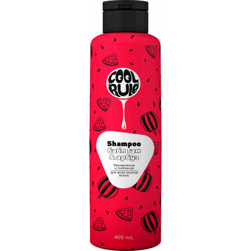 Шампунь для всех типов волос Cool Rule Увлажнение Питание Бабл Гам Арбуз 400мл 809₽