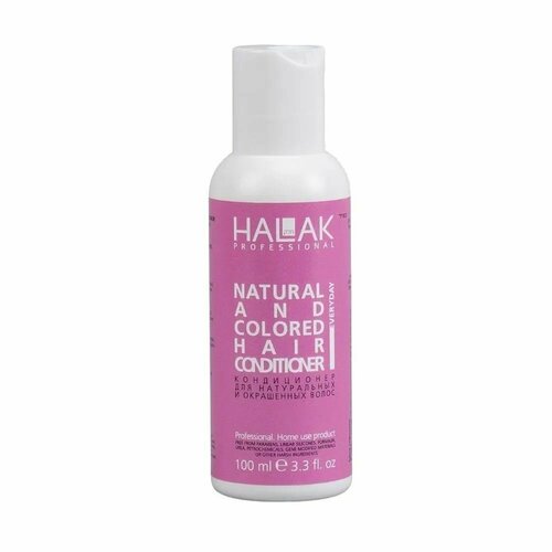 Halak Professional Everyday Natural And Colored Hair Кондиционер для натуральных и окрашенных волос 100мл кондиционеры для волос halak professional маска для натуральных и окрашенных волос natural and colored hair mask