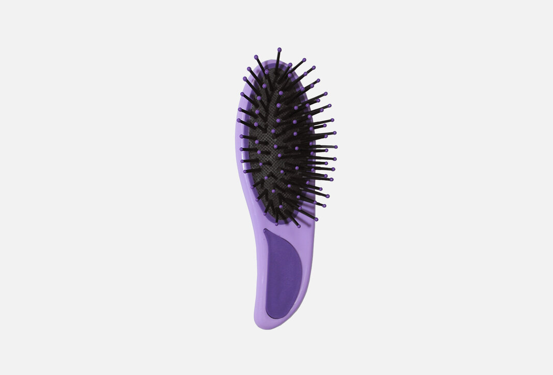 Маленькая массажная расческа для волос STUDIO STYLE, BASIC, фиолетовый 1шт
