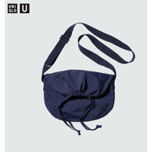 Сумка Uniqlo фактура гладкая синий 3900₽