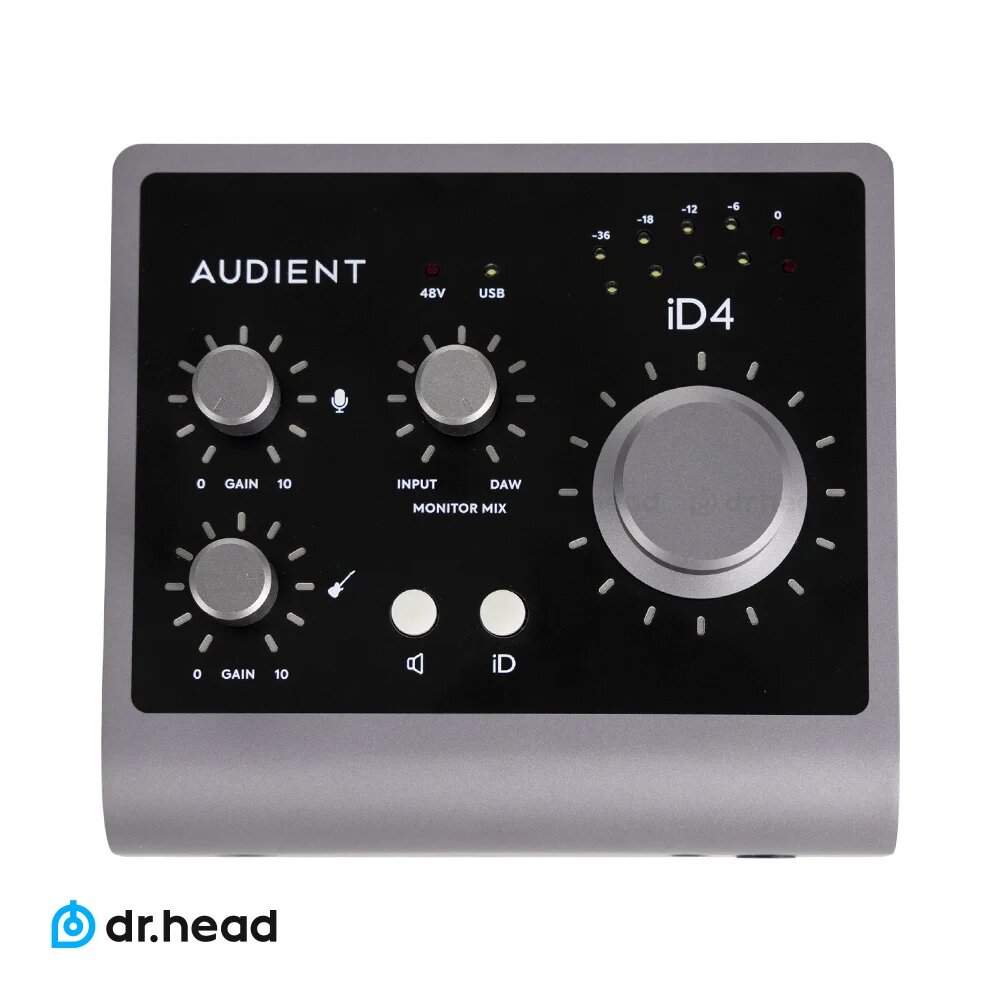 Audient iD4 MKII black профессиональный аудиоинтерфейс