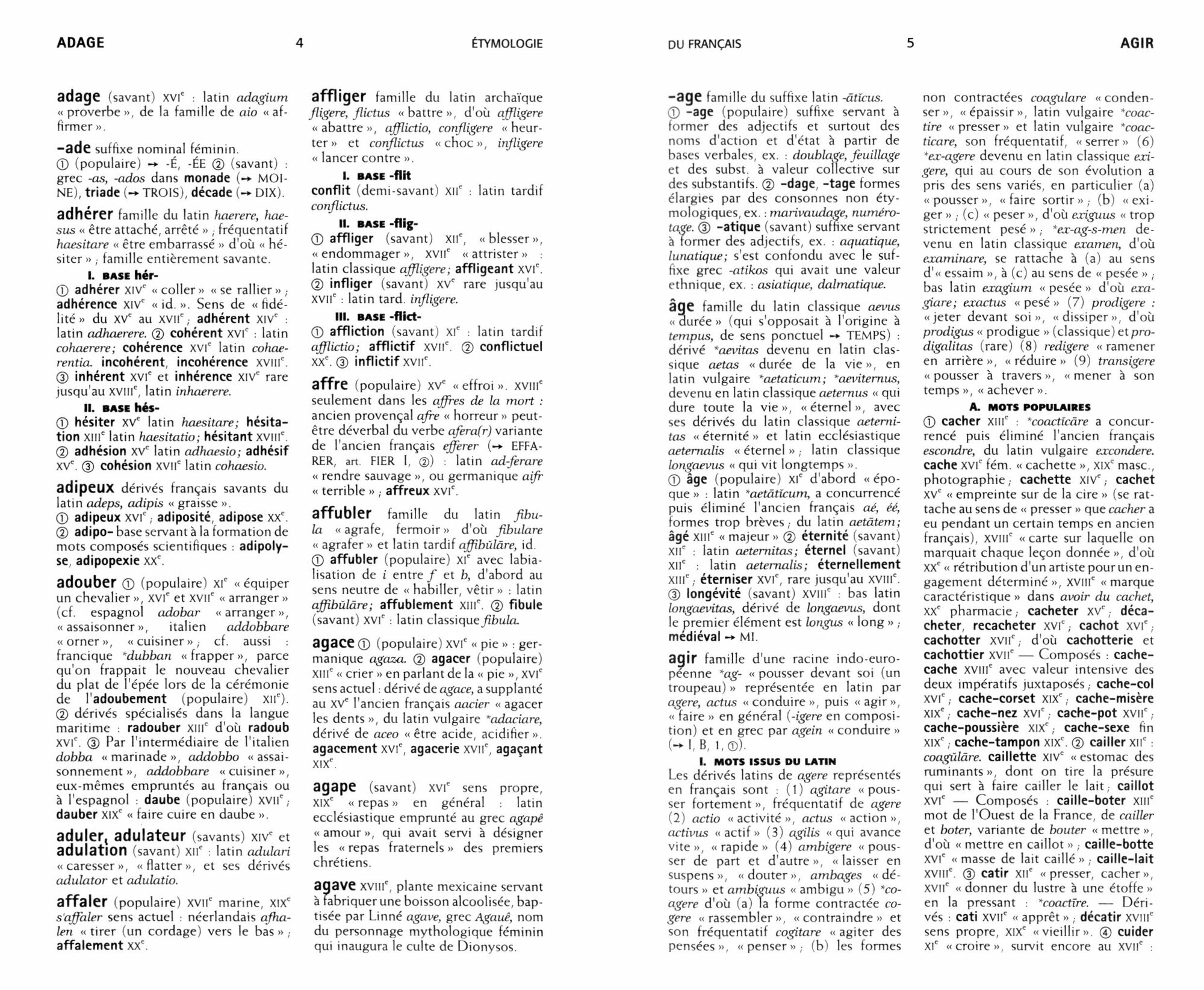 Dictionnaire d'etymologie du francais - фото №2
