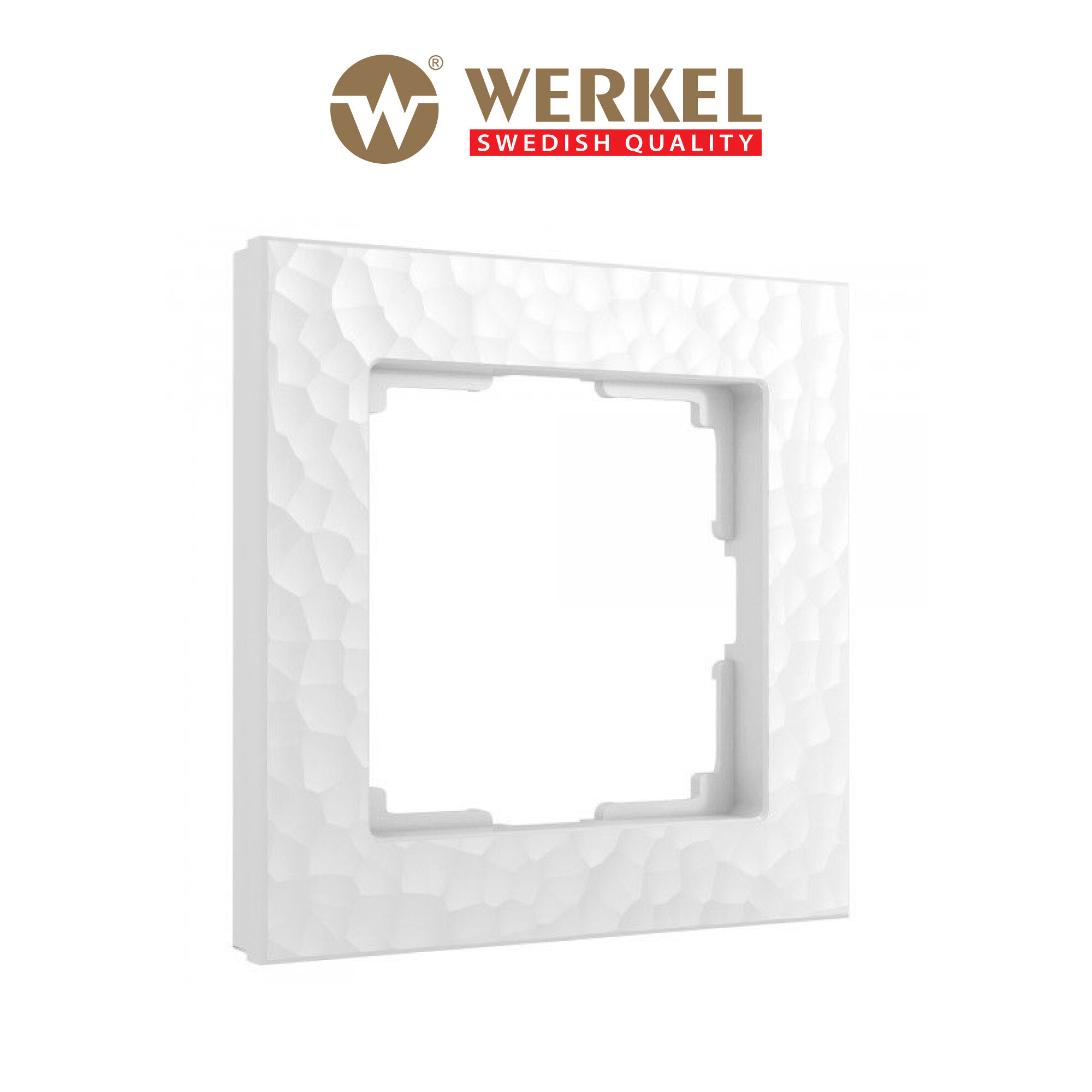 Рамка из пластика на 1 пост Werkel Hammer W0012401 белый