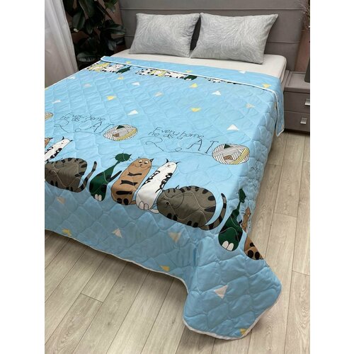 Покрывало SOANA двухстороннее 15-спальное полиэстер 100 142x205 см 929₽