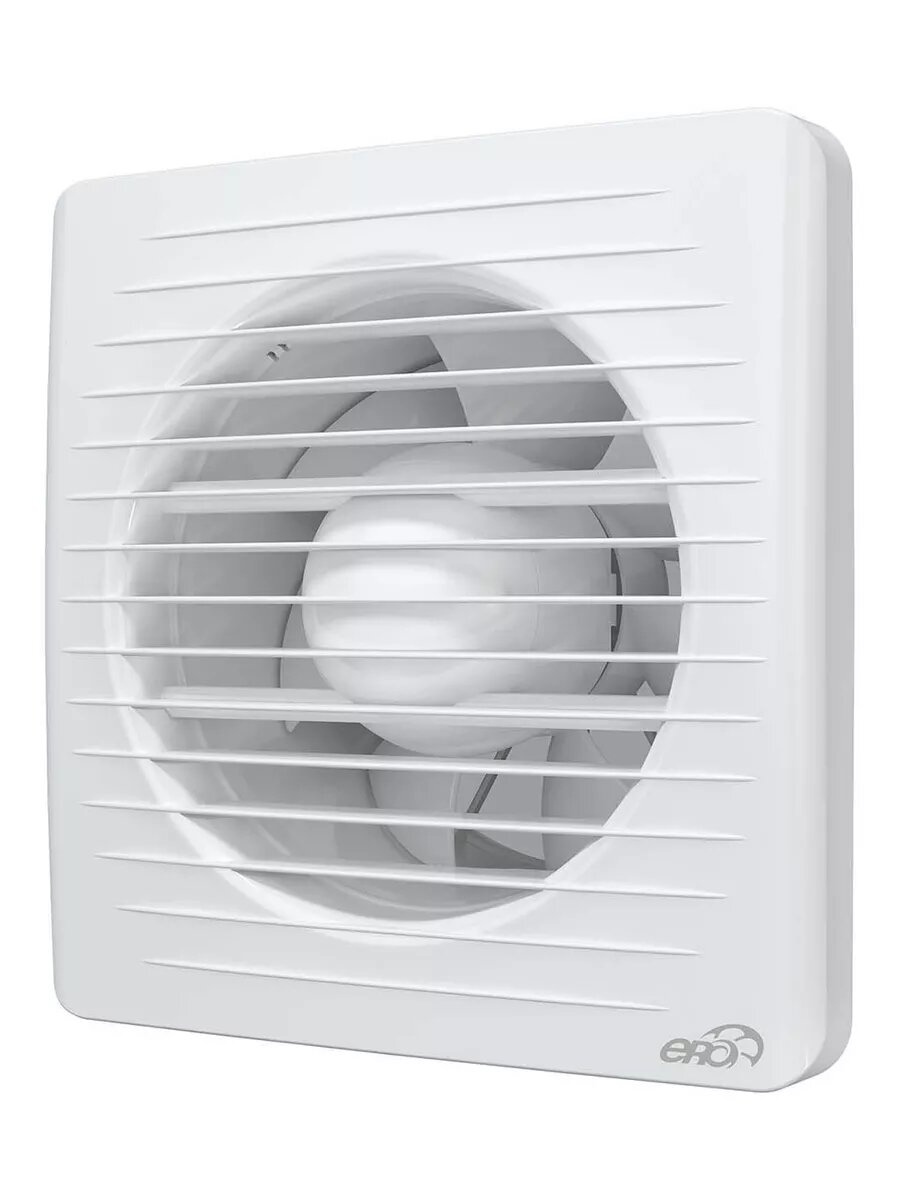 Вентилятор вытяжной ERA 5, 125 мм, накладной, с сеткой, световая индикация, белый ABS-пластик, влагозащищенный. ERA — фото 1