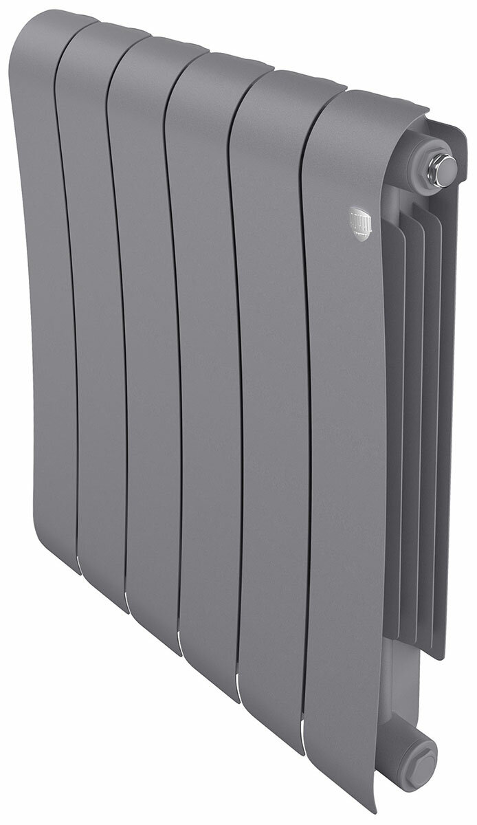 Радиатор биметаллический Royal Thermo Infinity 500 Silver Satin, 6 секций