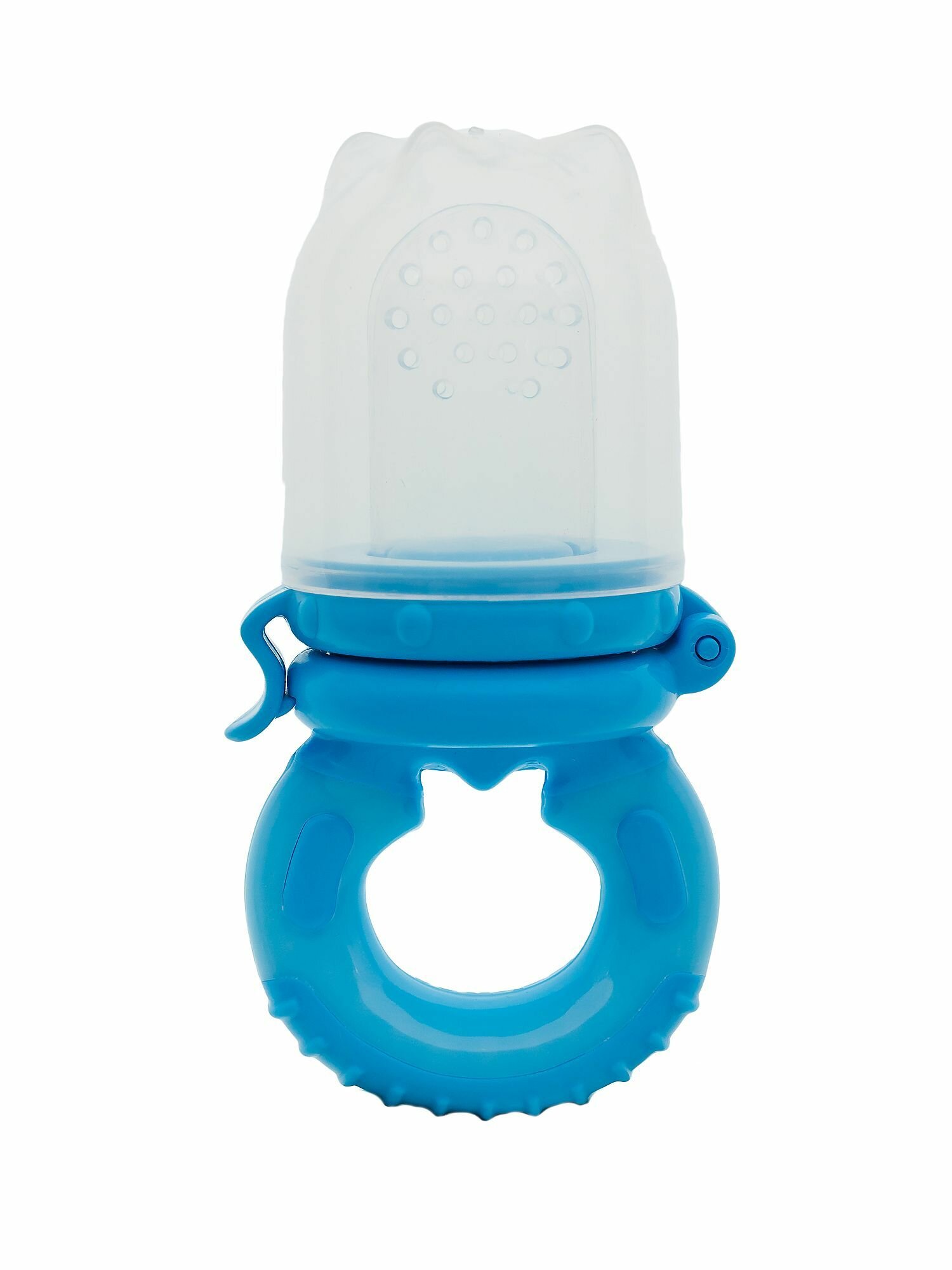 Ниблер для прикорма Baby land с силиконовой сеточкой насадкой для фруктов ягод овощей, защитный колпачок, 4мес+