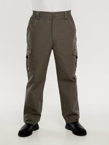 Изображение товара Брюки рабочие мужские Вилан, всесезонные , тк. Канвас во, плотность 270 гр/м2, цвет оливковый