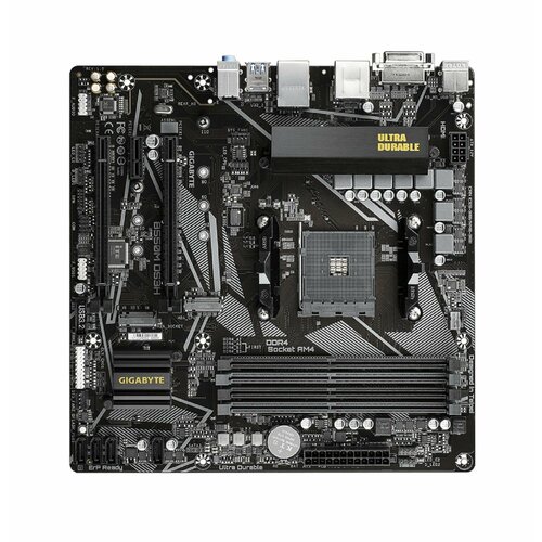 Материнская плата Gigabyte B550M DS3H AM4 B550 4xDDR4 DVI-D HDMI mATX 16999₽