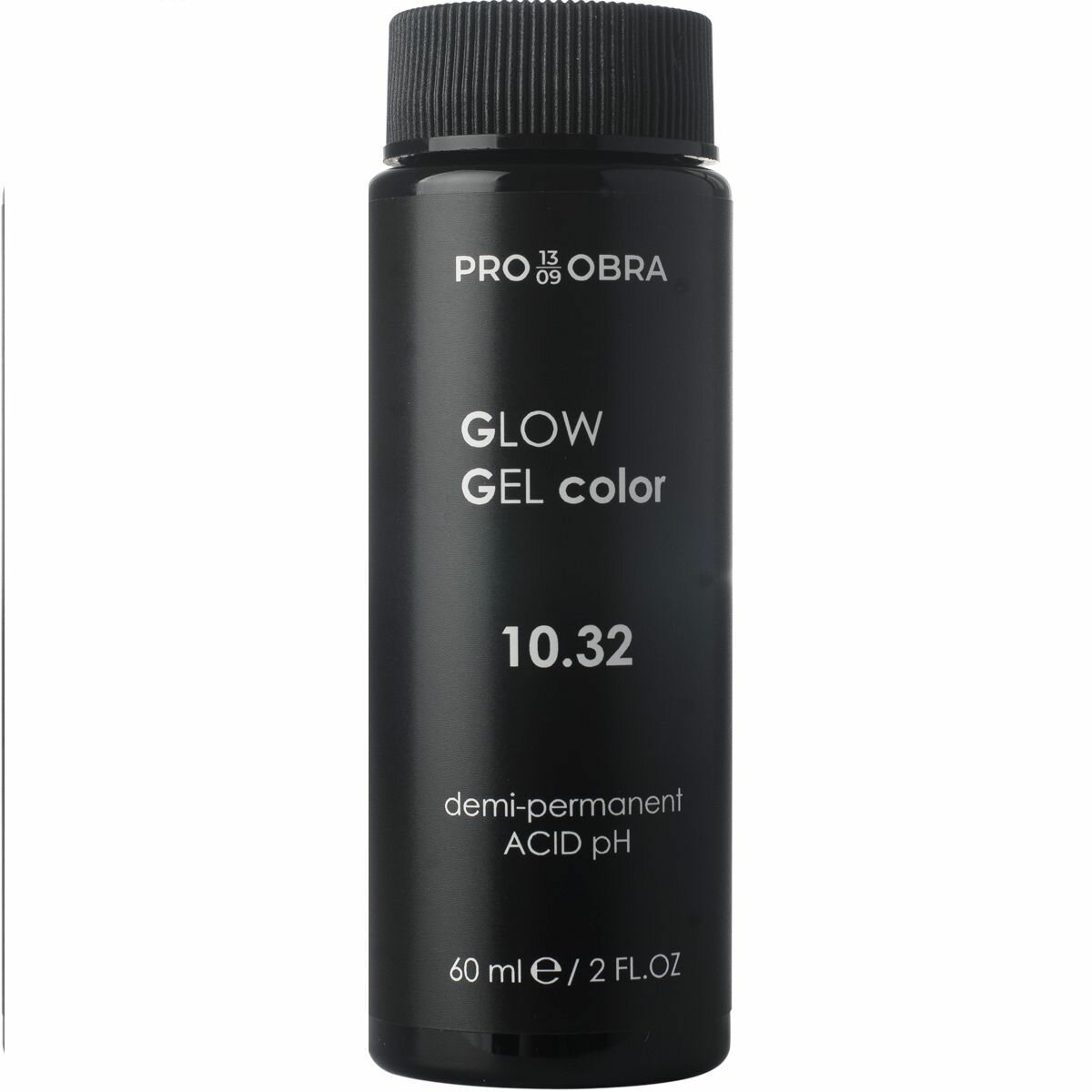 OBRA PRO13/09 Полуперманентный гелевый краситель GLOW GEL 10.32 Золотистый перламутровый светлый блонд, 60 мл
