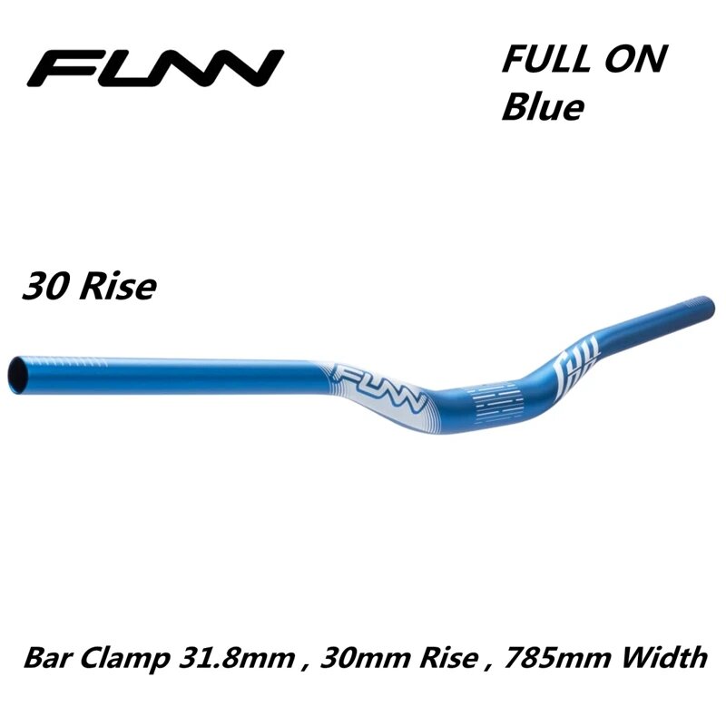 Руль FUNN-Full ON для горных велосипедов 785 мм 31.8 Blue 30 RISE