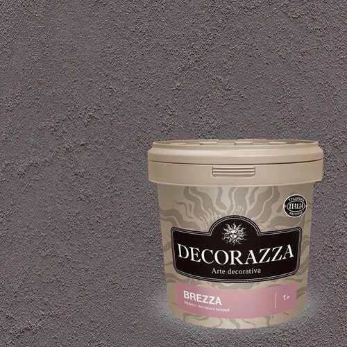Изображение товара Декоративная штукатурка с эффектом песчаных вихрей Decorazza Brezza (1л) BR 10-68