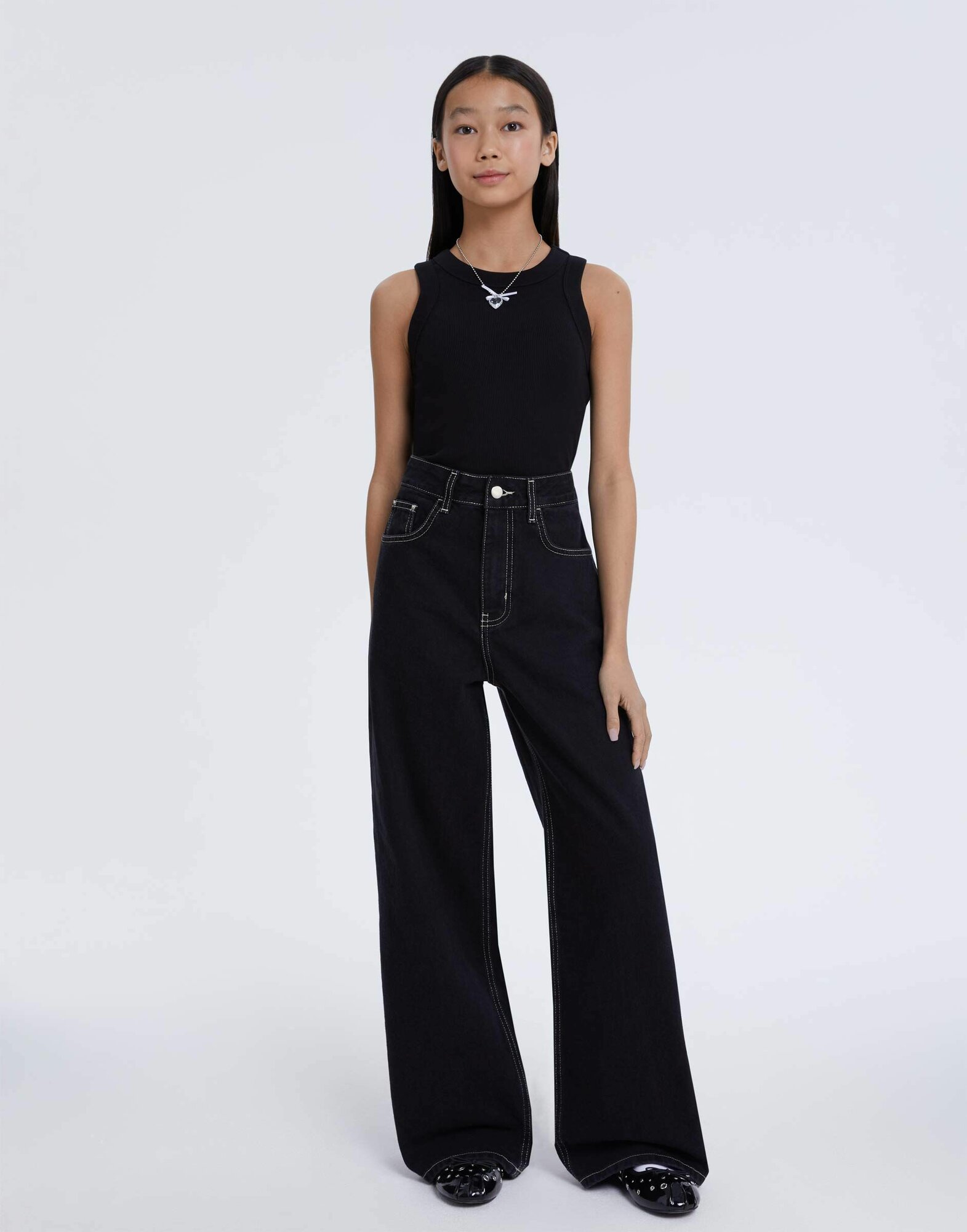 Джинсы Gloria Jeans, размер 10-11л/146 (36), черный