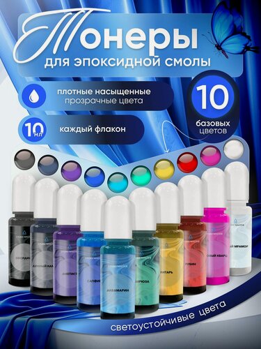 Изображение товара Набор тонеров для эпоксидной смолы EPOXYMASTER