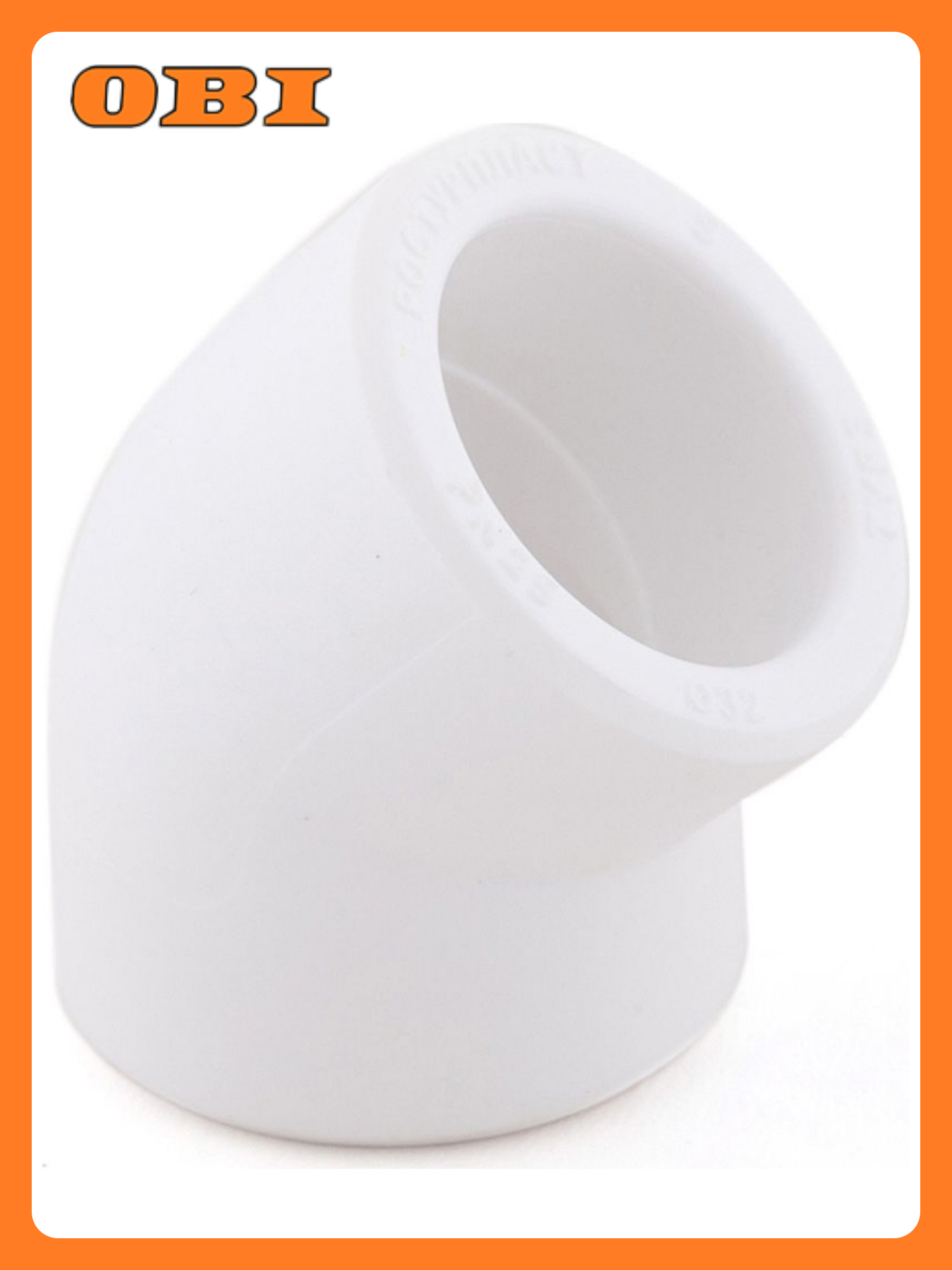 Угольник PPR 20х45 PN25 белый RTP