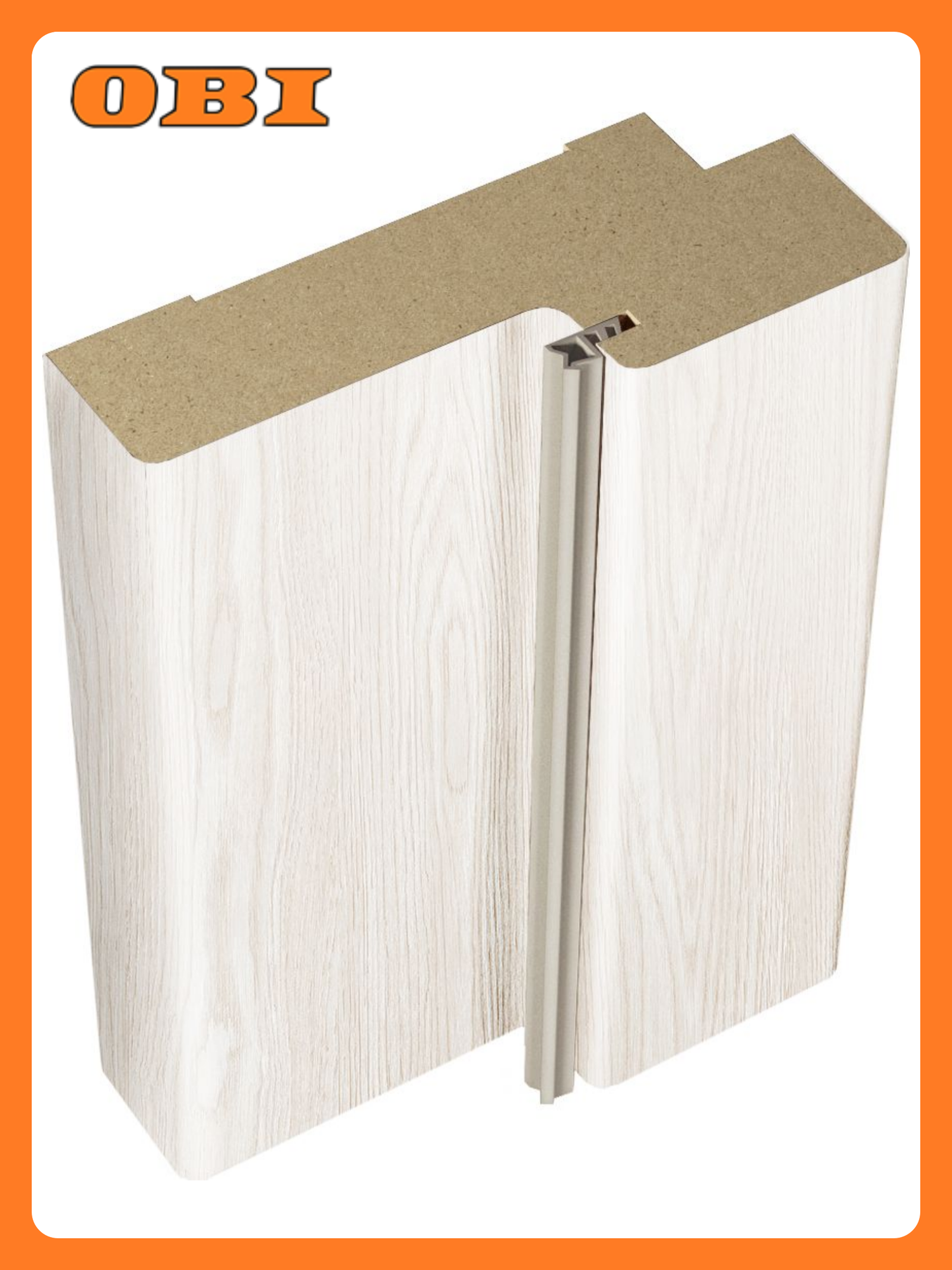 Дверная коробка VellDoris "Лайтери" МДФ бежевый 28x2070мм 25шт