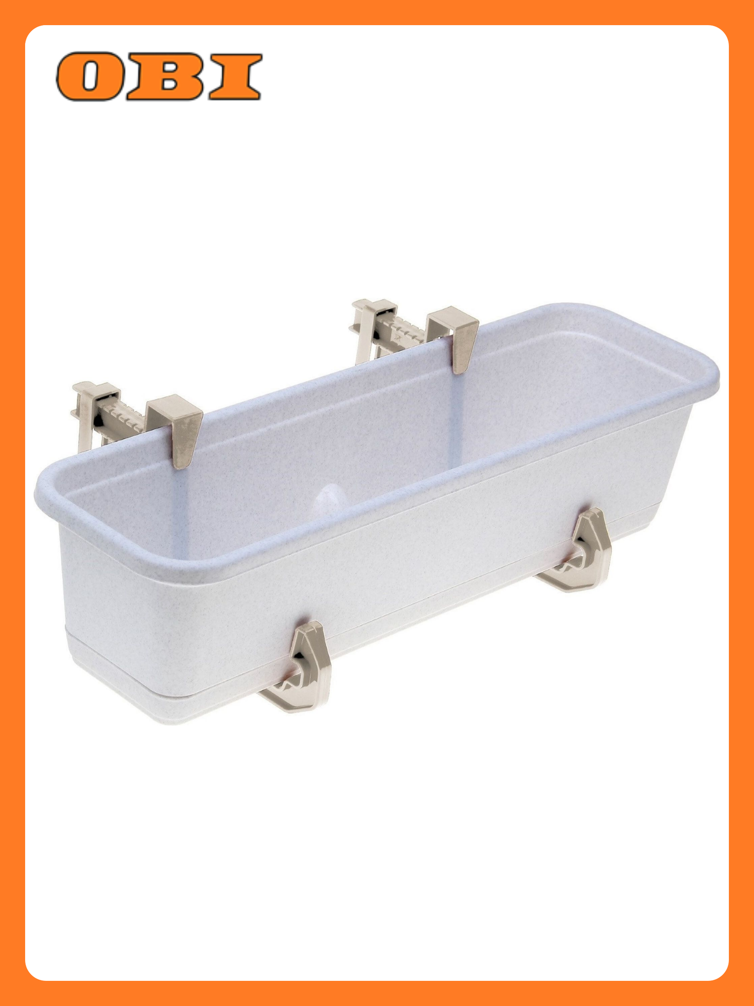 Крепление для балконного ящика IDEA 2 шт белая глина