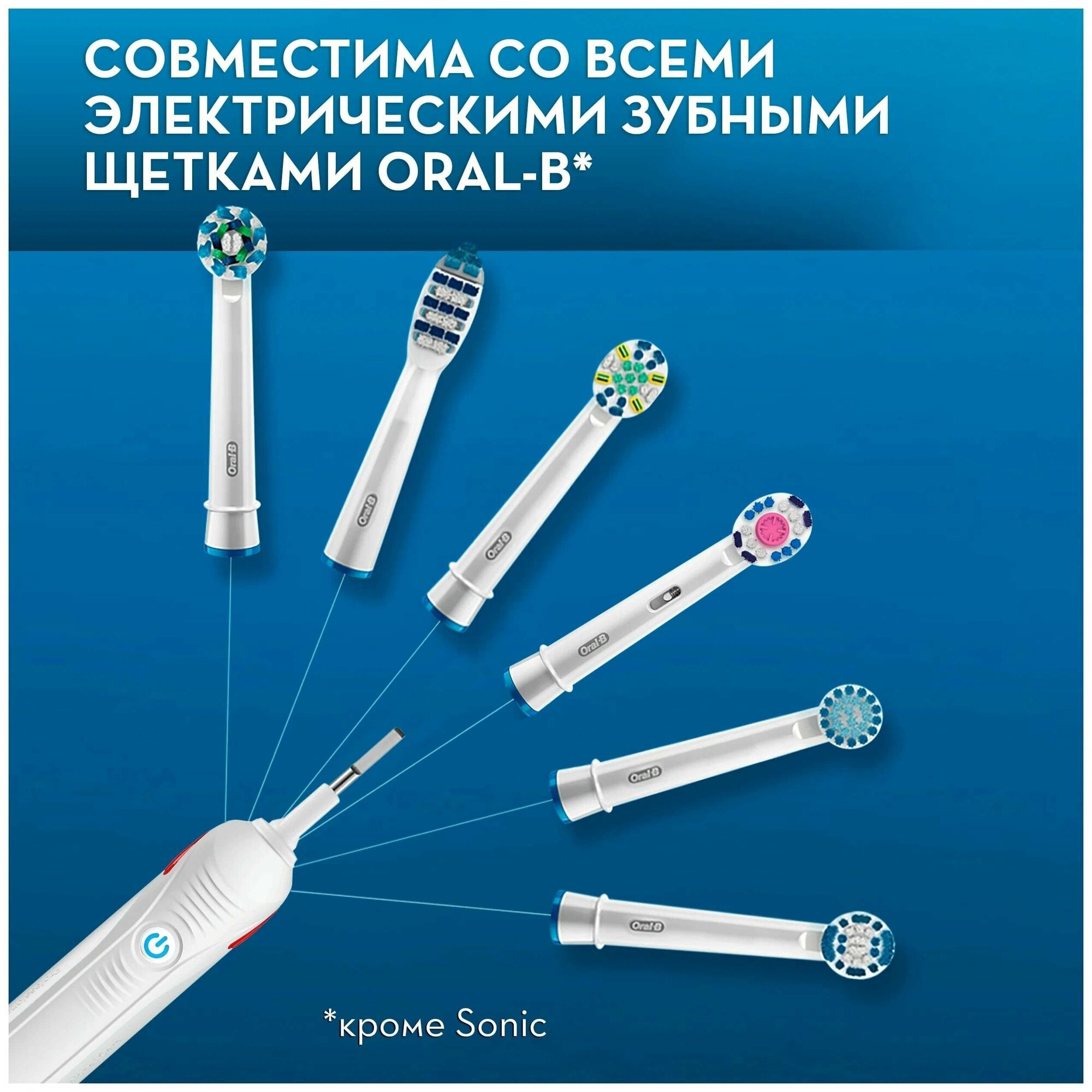 Набор сменных насадок Oral-B FlossAction EB25RB - фотография № 7