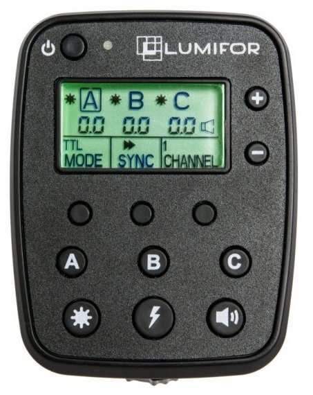 Радиосинхронизатор Lumifor LRT-V1C для VELO и CANON (TTL&HSS)