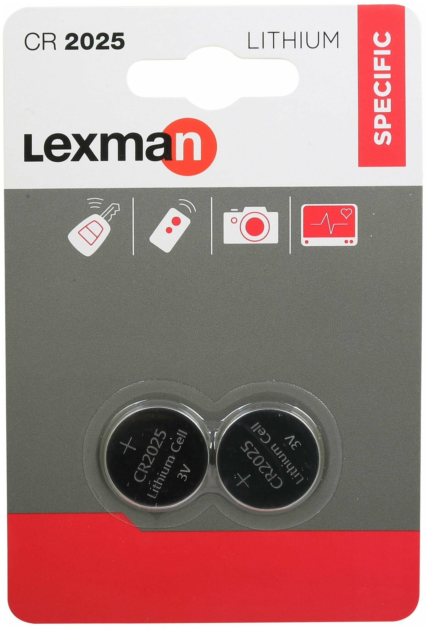 LEXMAN Батарейка литиевая Lexman CR2025 2 шт.