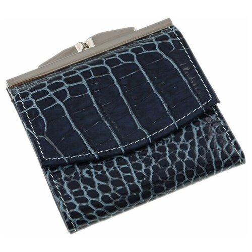 фото Кошелек женский из натуральной кожи, маленький бумажник для денег, портмоне на каждый день темно-коричневый cro-r-2-61 нет бренда