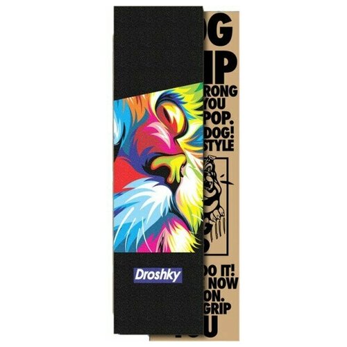 фото Шкурка для скейтборда droshky griptape zoo cat 9x33